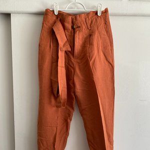Madewell Drapey Paperbag Pants - Size 0